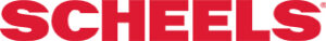 SCHEELS logo in red letters