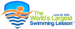 The World's Largest Swimming Lesson logo