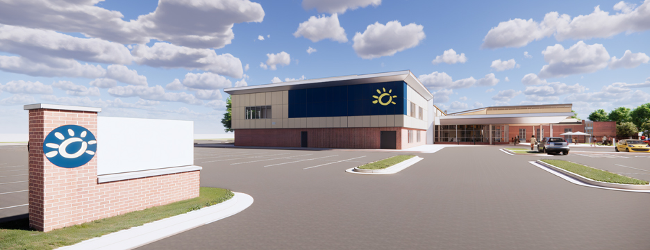 Rendering of the new look of the Activity Center.